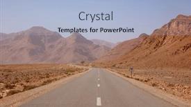  Presentation with morocco - Presentation enhanced with road-trip-in-morocco-road background and a light blue colored foreground