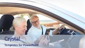  Presentation with old people - Theme featuring road trip travel and old background and a lemonade colored foreground