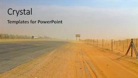  Presentation with makkah - Slide set having mecca highway in saudi arabia background and a light blue colored foreground