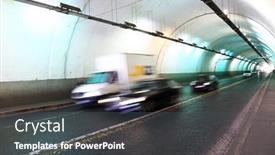  Presentation with rome italy - Amazing slide deck having road-tunnel-in-rome-italy backdrop and a dark gray colored foreground