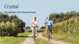  Presentation with confidence - Amazing PPT layouts having road wellness - full length of a senior backdrop and a sky blue colored foreground