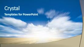  Presentation with tibet - Theme consisting of road winding through mountain in tibet china background and a ocean colored foreground