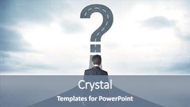  Presentation with business road map - Amazing presentation theme having gps maze - business person lokking at road backdrop and a  colored foreground