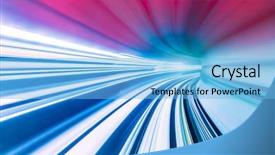  Presentation with tunnel - Cool new slides with skills word cloud education concept backdrop and a blonde colored foreground.