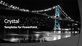  Presentation with lions - Beautiful presentation featuring roadlight gateway - night scene of lions gate backdrop and a black colored foreground