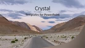  Presentation with ladakh - Cool new PPT layouts with himalaya mountains at twilight backdrop and a light blue colored foreground