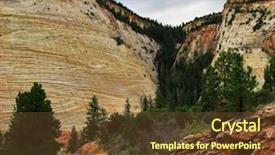  Presentation with utah - Beautiful PPT layouts featuring roads of zion canyon utah usa backdrop and a tawny brown colored foreground