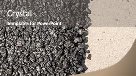  Presentation with asphalt road - Beautiful PPT theme featuring roads outline - new asphalt road backdrop and a dark gray colored foreground