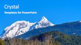  Presentation with mountain roads - Amazing slides having roads outline - snow mountain picks in vancouver backdrop and a  colored foreground