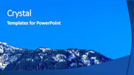  Presentation with mountain roads - Theme consisting of roads outline - snow mountain picks in vancouver background and a  colored foreground