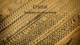  Presentation with tyre - PPT layouts with roads outline - tyre tracks background and a gold colored foreground