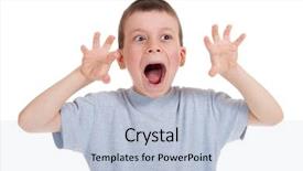  Presentation with cub boy scout oath scouts - Audience pleasing presentation design consisting of roar - playing boy on white backdrop and a light blue colored foreground