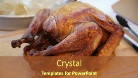 Presentation with thanksgiving dinner - Theme featuring roast-turkey-thanksgiving-turkey-delicious background and a tawny brown colored foreground