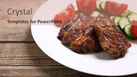  Presentation with beef - 