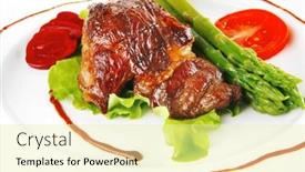  Presentation with meat beef - 