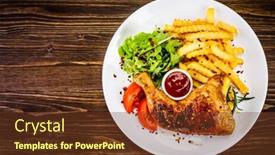  Presentation with roasted chicken - 