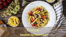  Presentation with roasted chicken - 