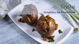  Presentation with kidney - Cool new theme with roasted-jacket-potato-filled backdrop and a sky blue colored foreground