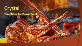  Presentation with olive oil - Cool new theme with roasted-lamb-chops-with-olive backdrop and a tawny brown colored foreground