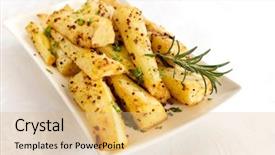  Presentation with groundnut roasted peanuts peanut - Cool new presentation theme with roasted parsnips with wholegrain mustard backdrop and a coral colored foreground