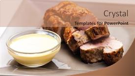  Presentation with sauce - 