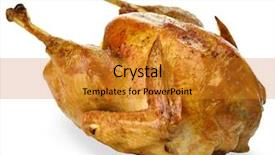  Presentation with european union and turkey - Cool new PPT layouts with roasted turkey on white background backdrop and a gold colored foreground