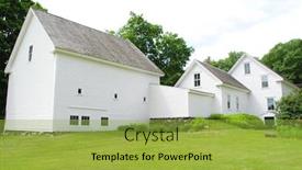  Presentation with farm - PPT layouts consisting of robert-frost-farm background and a yellow colored foreground