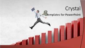  Presentation with indiana jones never stop exploring - PPT theme featuring robot moving - he never stops to move background and a  colored foreground