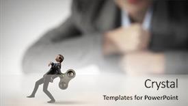  Presentation with forward - Amazing slide deck having robot moving - he never stops to move backdrop and a  colored foreground