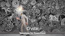  Presentation with indiana jones never stop exploring - Beautiful theme featuring robot moving - he never stops to move backdrop and a gray colored foreground