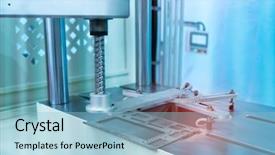  Presentation with compressed air - Audience pleasing presentation design consisting of robotic and pneumatic piston sucker backdrop and a light blue colored foreground