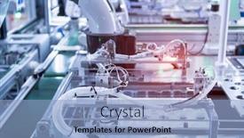  Presentation with input - Cool new slides with robotic-pneumatic-input-to-robot backdrop and a light blue colored foreground