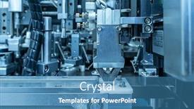  Presentation with input - PPT layouts featuring robotic-pneumatic-input-to-robot background and a teal colored foreground