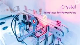  Presentation with sensor - Amazing slide set having robotic vision sensor camera system backdrop and a  colored foreground