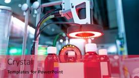  Presentation with sensor - Colorful PPT layouts enhanced with robotic-vision-sensor-camera-system backdrop and a red colored foreground