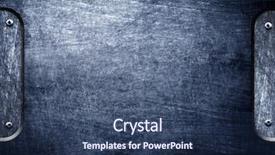  Presentation with rough - Slides with robotics background - rough metal plate background and a ocean colored foreground