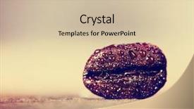  Presentation with vintage retro - PPT theme enhanced with robust - background with a coffee bean background and a soft green colored foreground