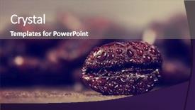  Presentation with filter - Theme enhanced with robust - background with a coffee bean background and a gray colored foreground