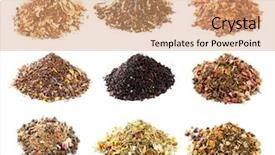  Presentation with tea collection - Cool new presentation theme with robust - mate rooibos and herbal tea backdrop and a coral colored foreground