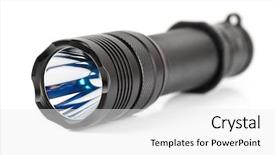  Presentation with military - Colorful theme enhanced with robust - military tactical led flashlight isolated backdrop and a white colored foreground