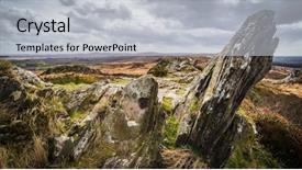  Presentation with summit - Colorful slide set enhanced with d'arree land of legends backdrop and a light gray colored foreground