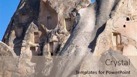  Presentation with anient - Beautiful presentation featuring rock-and-anient-pigeon-nest backdrop and a coral colored foreground