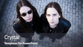  Presentation with urban - PPT theme consisting of beautiful tropical beach of the island of la digue seychelles background and a light blue colored foreground