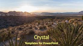  Presentation with overlook - Presentation theme enhanced with rock canyon national conservation area background and a  colored foreground