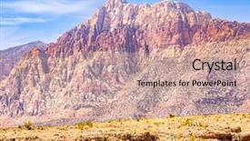  Presentation with las vegas nevada - Beautiful presentation featuring rock canyon national conservation area backdrop and a coral colored foreground