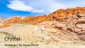  Presentation with las vegas nevada - Presentation with rock canyon national conservation area background and a lemonade colored foreground