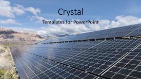  Presentation with nevada desert - Cool new presentation theme with rock canyon national conservation area backdrop and a light blue colored foreground