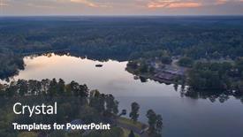  Presentation with eagle - Slides having rock-eagle-lake-putnam-county background and a dark gray colored foreground