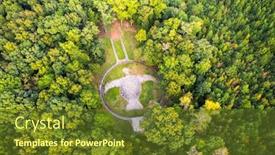  Presentation with native americans - Beautiful slides featuring rock-eagle-putnam-county-georgia backdrop and a tawny brown colored foreground