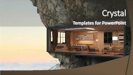 Presentation with dream - Slide set consisting of rock engineering - realize your interior dream mixed background and a  colored foreground